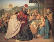 Friedrich Johann Overbeck The Adoration of the Magi (nn03) china oil painting artist